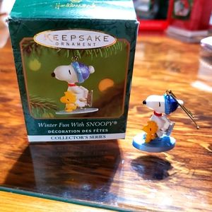 Hallmark Keepsake Ornament Winter Fun With Snoopy